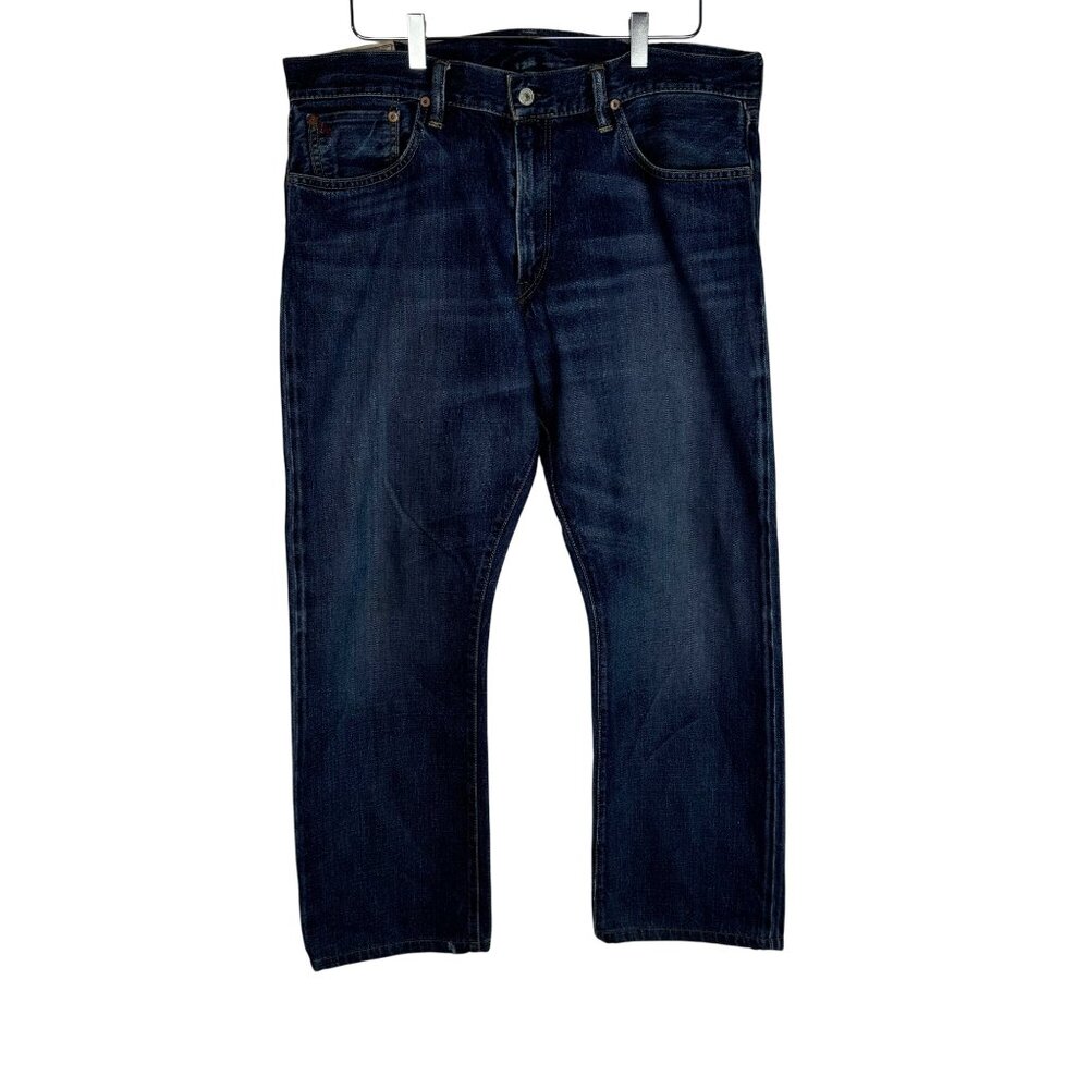 Polo Ralph Lauren Mens 39 x 28.5  Blue Jeans Relaxed Fit Authentic Denim‎ 867